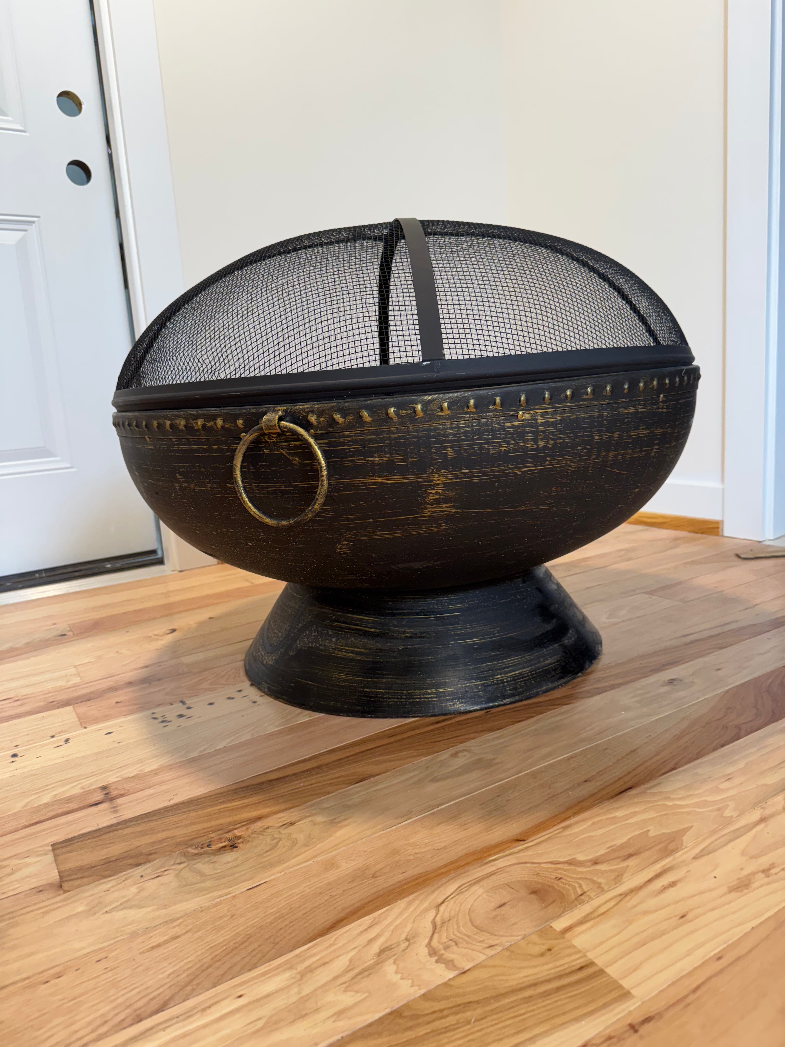 Rustic Rounded Outdoor Fire Pit (Local Pickup)