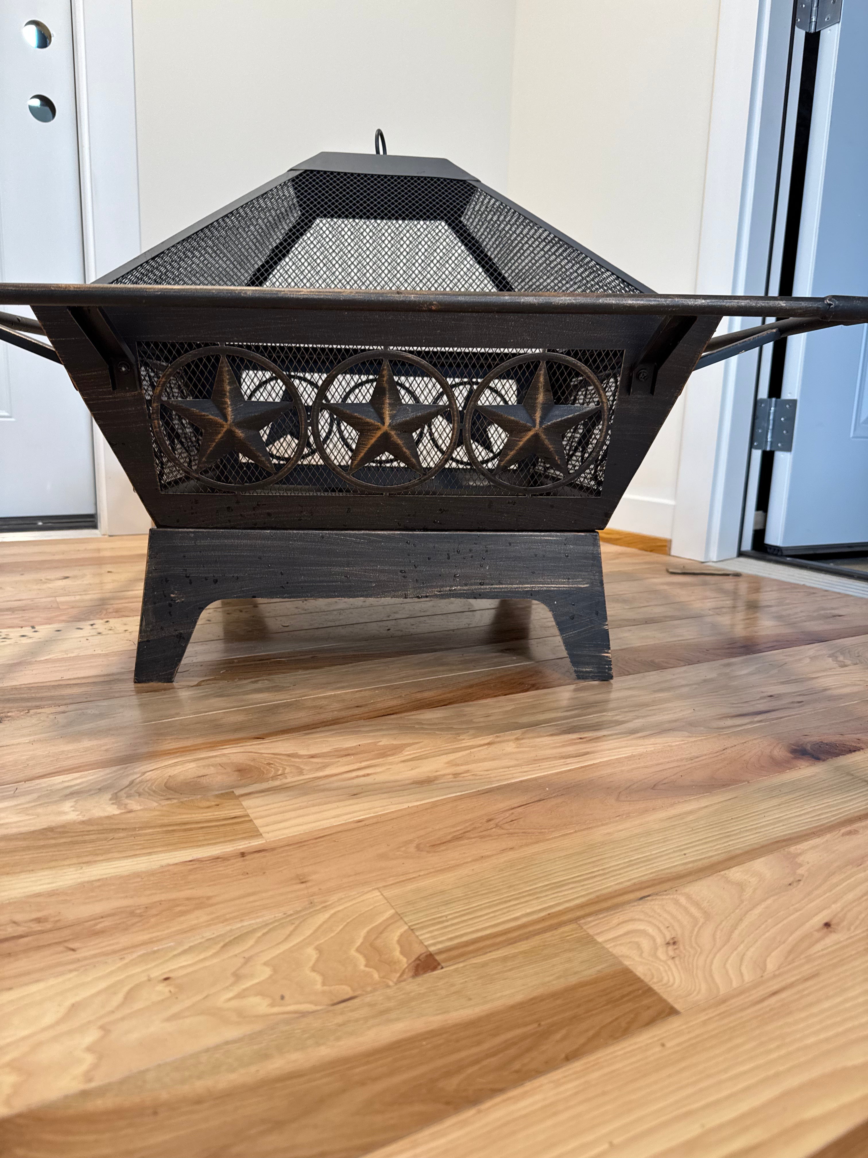 Rustic Star Cut-Out Fire Pit (LAST ONE! In-Store Pickup Only)